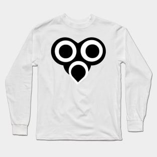 Owl face cartoon Long Sleeve T-Shirt